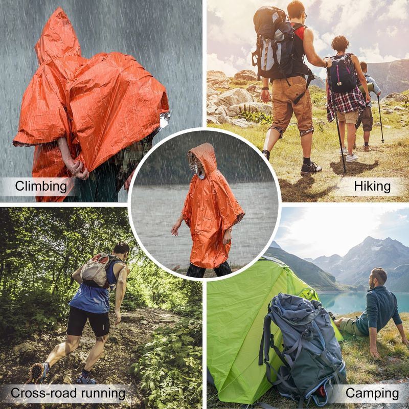 Emergency Rain Poncho Weather Proof