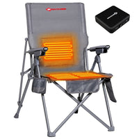 Thumbnail for ANTARCTICA GEAR Heated Camping Chair with 12V 16000mAh Battery Pack