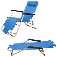 Thumbnail for Set of 2 Portable Chaise Lounge Chair 60