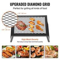 Thumbnail for Folding Campfire Grilling Rack for Outdoor Open Flame Cooking