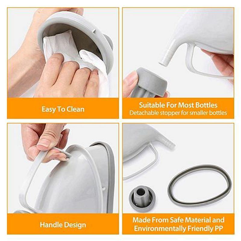 Portable Male Female Adult Emergency Urinal Device for Car/Camping