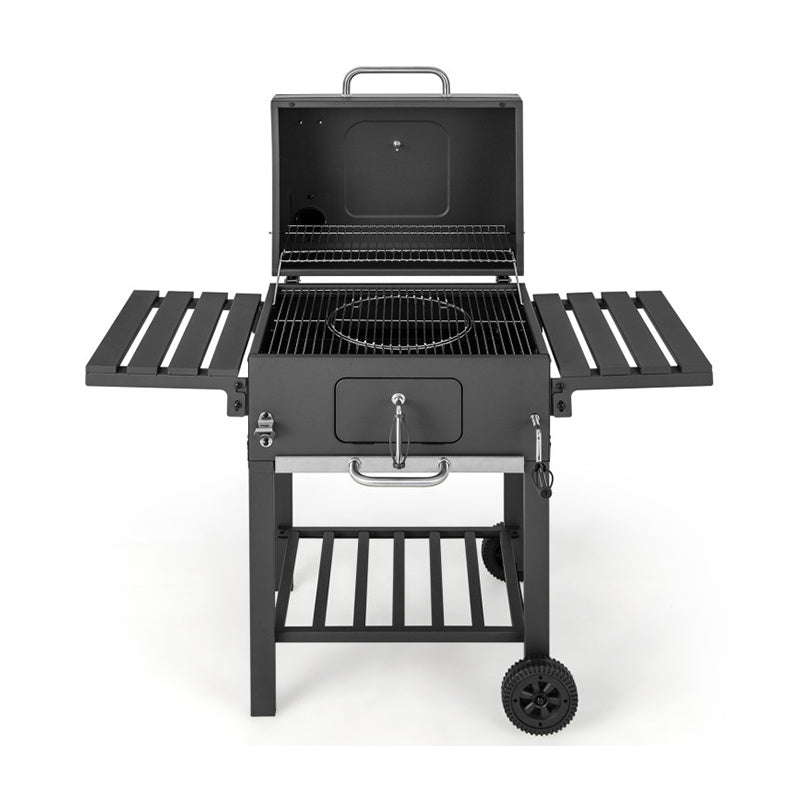 BBQ Charcoal Grill with Bottom Storage Shelf