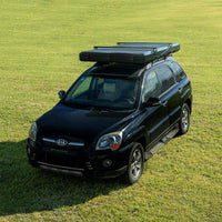 Thumbnail for Trustmade Luxurious Triangle Aluminium Black Hard Shell Grey Rooftop Tent for Camping