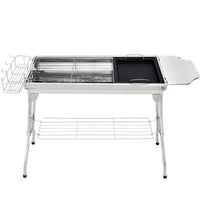 Thumbnail for Foldable Stainless Steel Charcoal Barbecue Grill