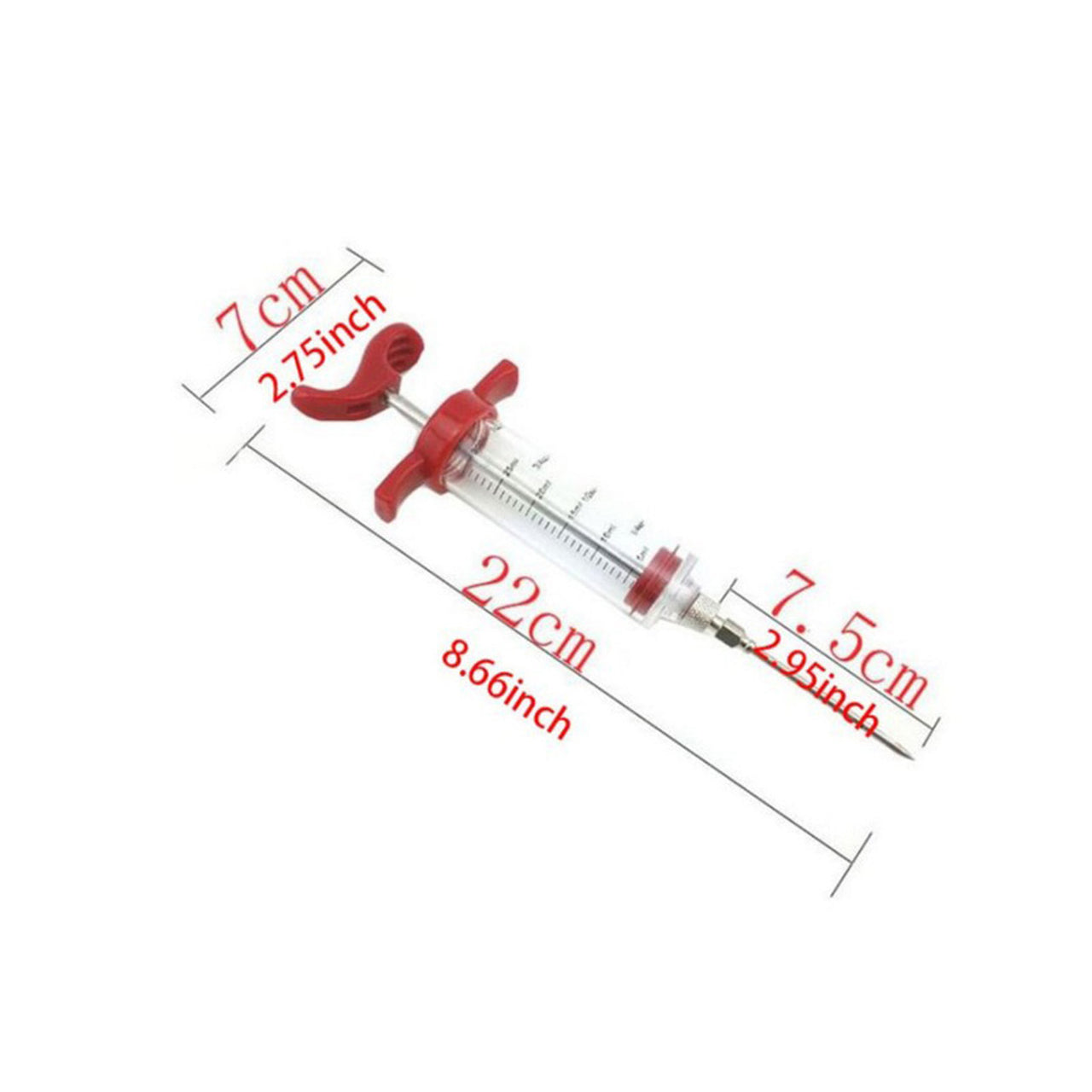 Lightweight Meat Marinade Injector Syringe