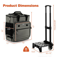 Thumbnail for 50-Can Large Leakproof Rolling Cooler with Detachable Bottom Plate