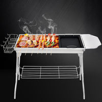 Thumbnail for Foldable Stainless Steel Charcoal Barbecue Grill