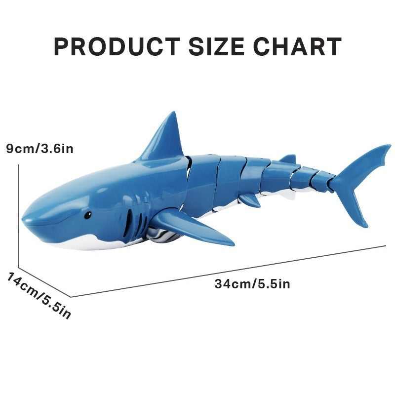 2.4G Rechargeable RC Boat Shark Toys For 4-14 Years Old