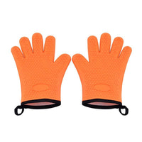 Thumbnail for Silicone Smoker Oven Gloves with Waterproof & Hangable Design