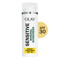 Thumbnail for Olay Sensitive Mineral Sunscreen SPF 30 Face Moisturizer, Sun Protection for Sensitive Skin, 1.7 oz