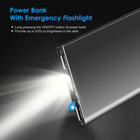 Thumbnail for 20000mAh Power Bank Ultra-thin External Battery Pack Phone Charger