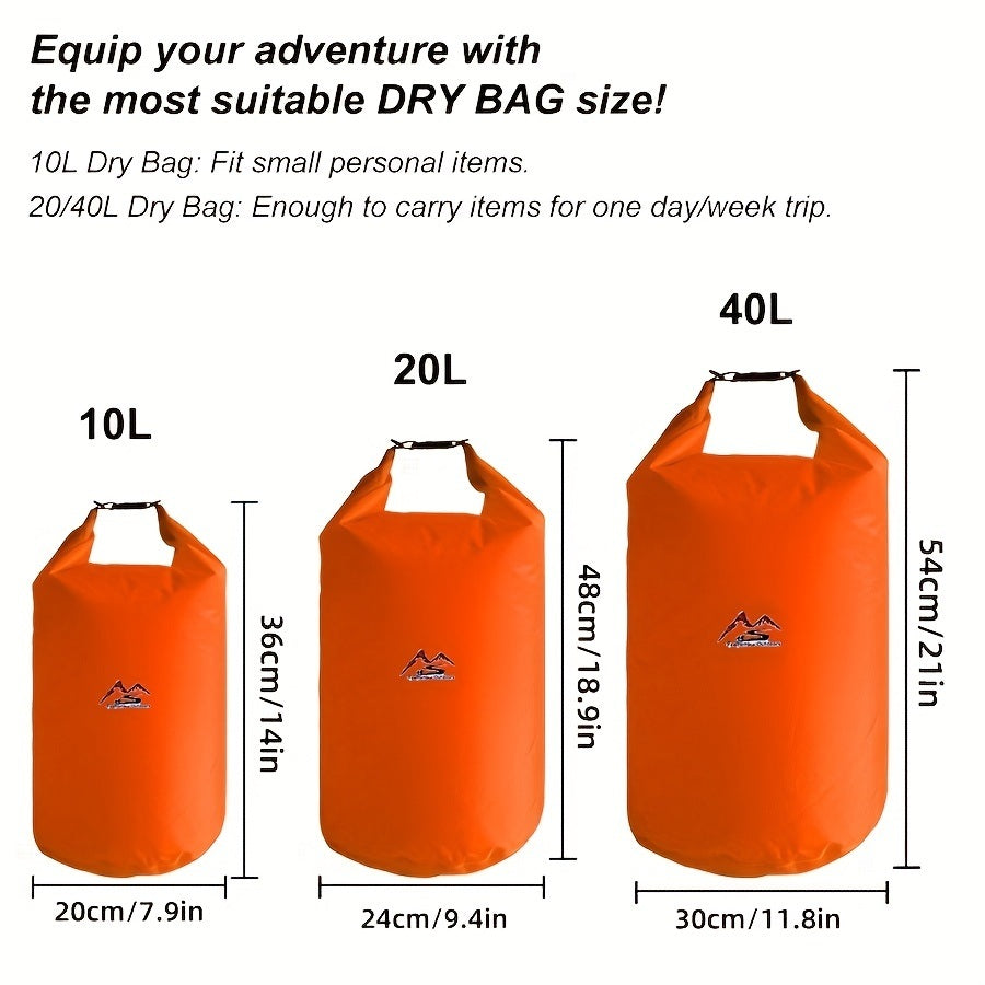 10L/20L/40L Waterproof, Lightweight Dry Storage Bag