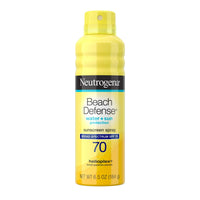 Thumbnail for Neutrogena Beach Defense Body Sunscreen Spray, SPF 70, 6.5 oz