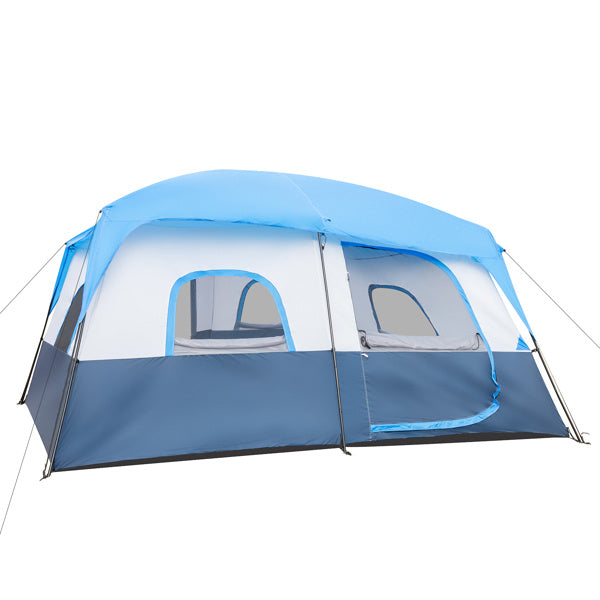 14 Person Camping Tent Dark Blue And White