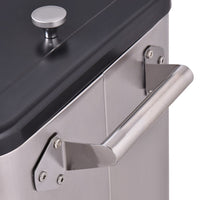 Thumbnail for 80 Quart Patio Rolling Stainless Steel Ice Beverage Cooler