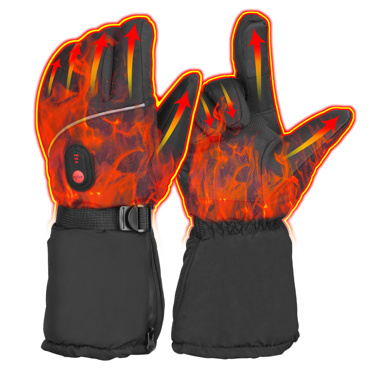 Electric Heated Gloves-Battery Powered,Touchscreen