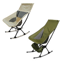 Thumbnail for Portable Camping Rocking Chair with Carry Bag, High Back