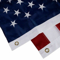 Thumbnail for American Flag 10x15 ft, 8x12 ft, 6x10 ft, 5x8 ft, 4x6 ft, 3x5 ft, 2x3 ft, Outdoor Heavy Duty-Embroidered Stars- Sewn Stripes-Fade Resistant- Brass Grommets- All Weather