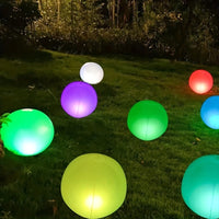 Thumbnail for 1 Pack, Waterproof Inflatable Led Beach Ball--16 Colors 4 Light Modes (16in)