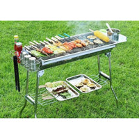 Thumbnail for Foldable Stainless Steel Charcoal Barbecue Grill