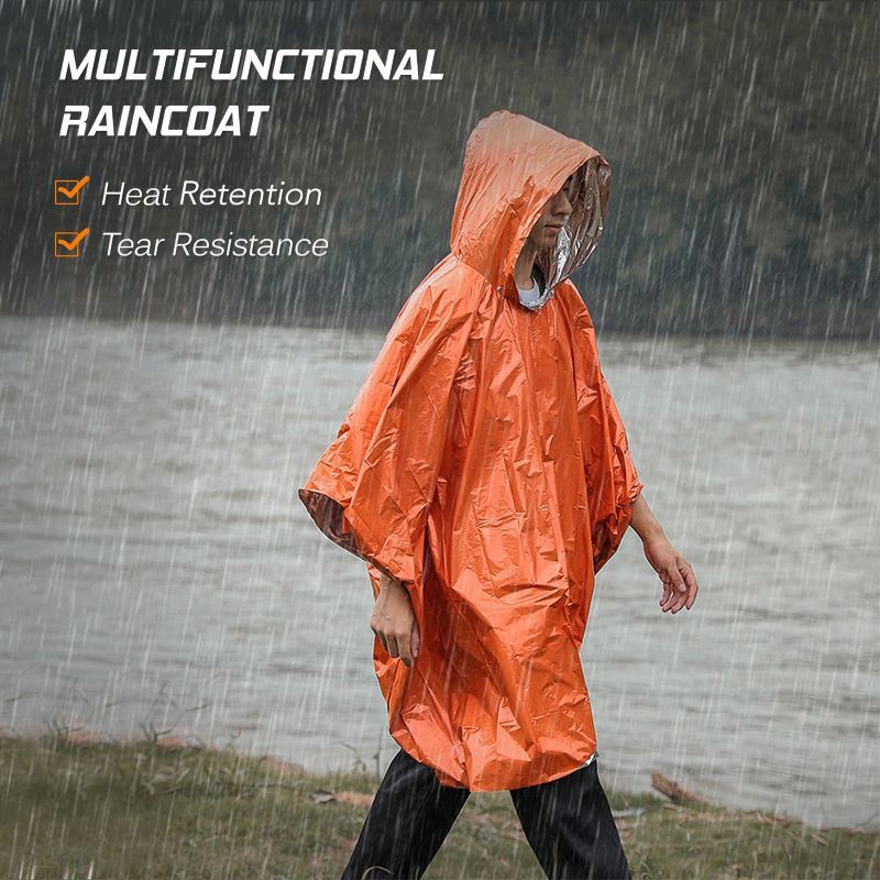 Emergency Rain Poncho Weather Proof