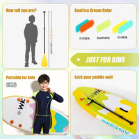 Thumbnail for Inflatable Paddle Board 8' Kids SUP - Complete Package