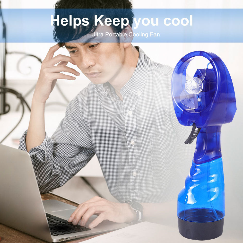 Mini Handheld Spray Fan Portable Water Spray Mist Fan