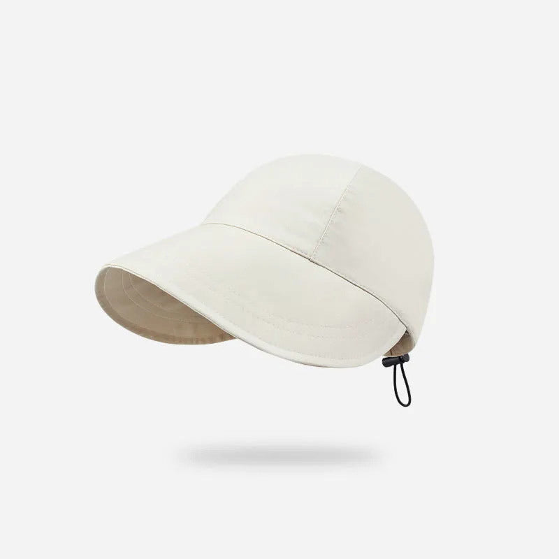 Foldable Wide Brim Sun Hat Drawstring Adjustable