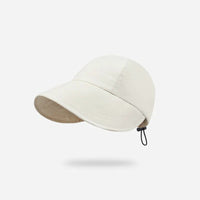 Thumbnail for Foldable Wide Brim Sun Hat Drawstring Adjustable