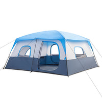 Thumbnail for 14 Person Camping Tent Dark Blue And White