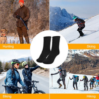 Thumbnail for 3 Pairs Men Warm Wool Socks -Moisture Wicking Socks