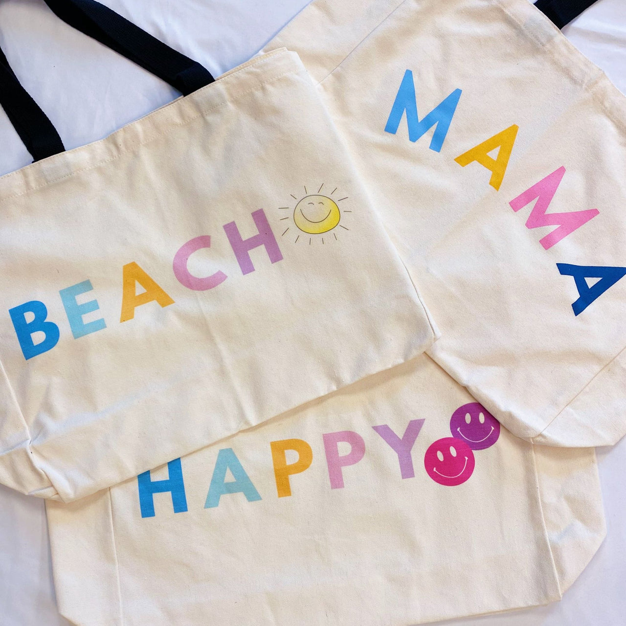 Sunny Beach Canvas Tote