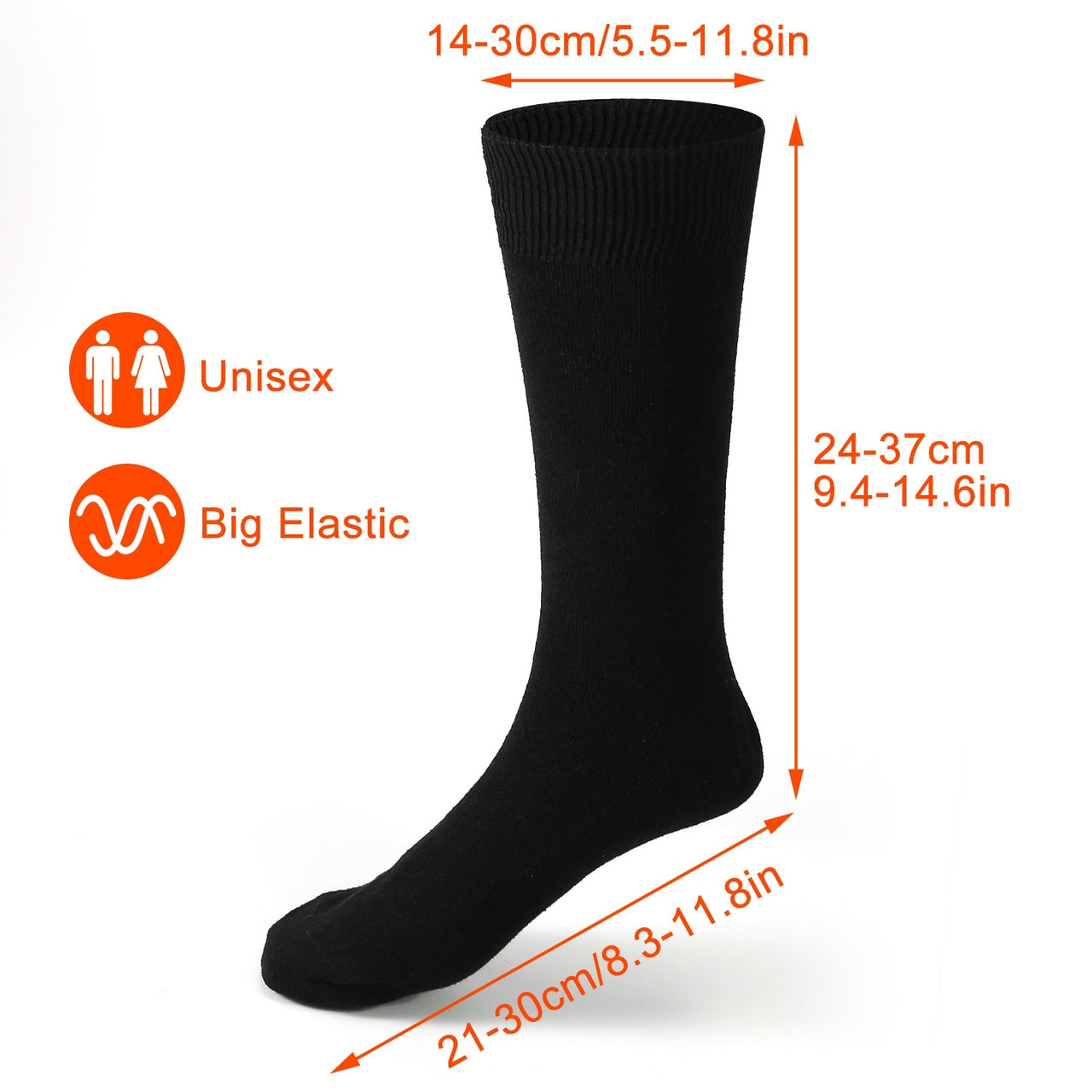 Unisex Electric Heated Socks- Battery Heated