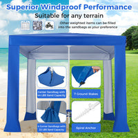 Thumbnail for Beach Canopy Cabana Tent with Detachable Sidewall and Folding Table