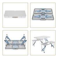 Thumbnail for One Piece Folding Table and Chair Aluminum Alloy--YS