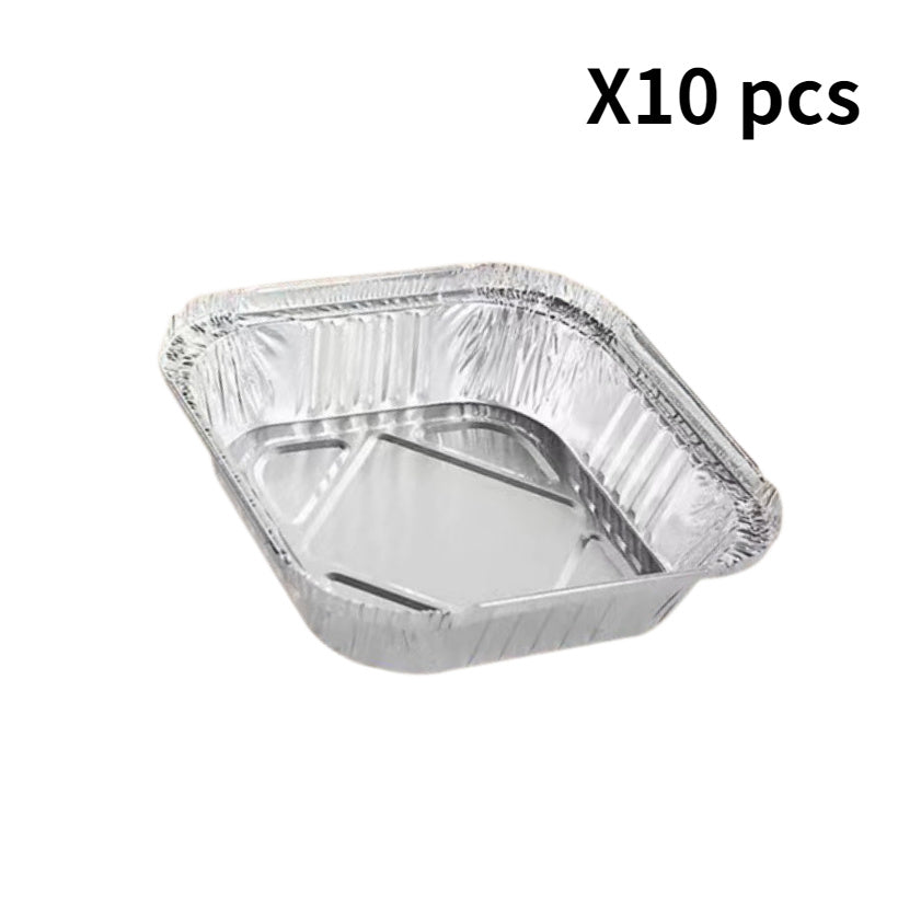 8"x8" Disposable Aluminum Foil Meal Prep Cookware Square Pans