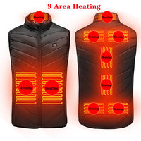 Thumbnail for Heated Vest Washable Usb Charging Electric