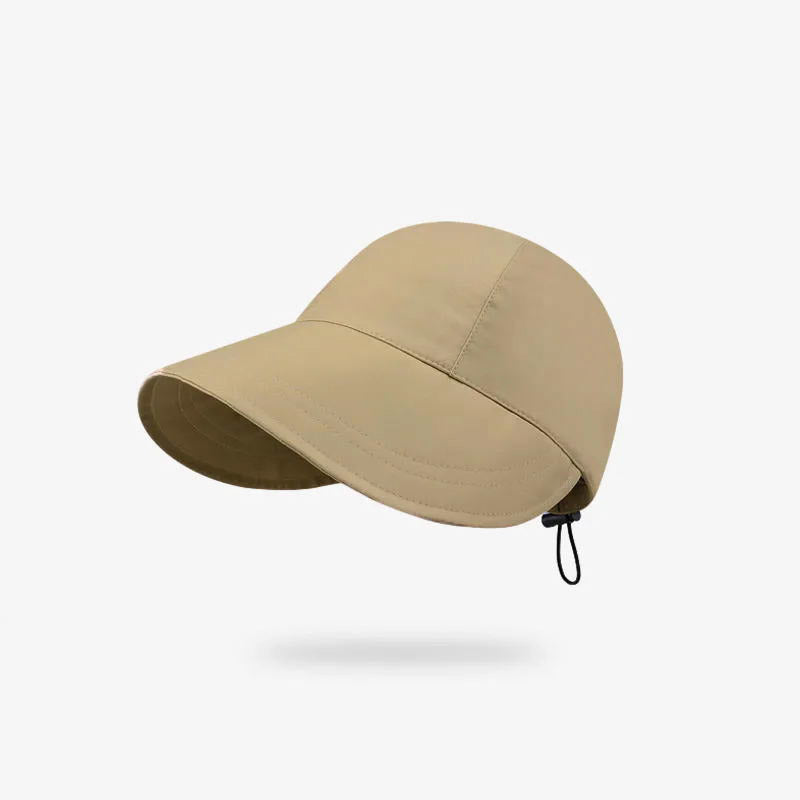 Foldable Wide Brim Sun Hat Drawstring Adjustable