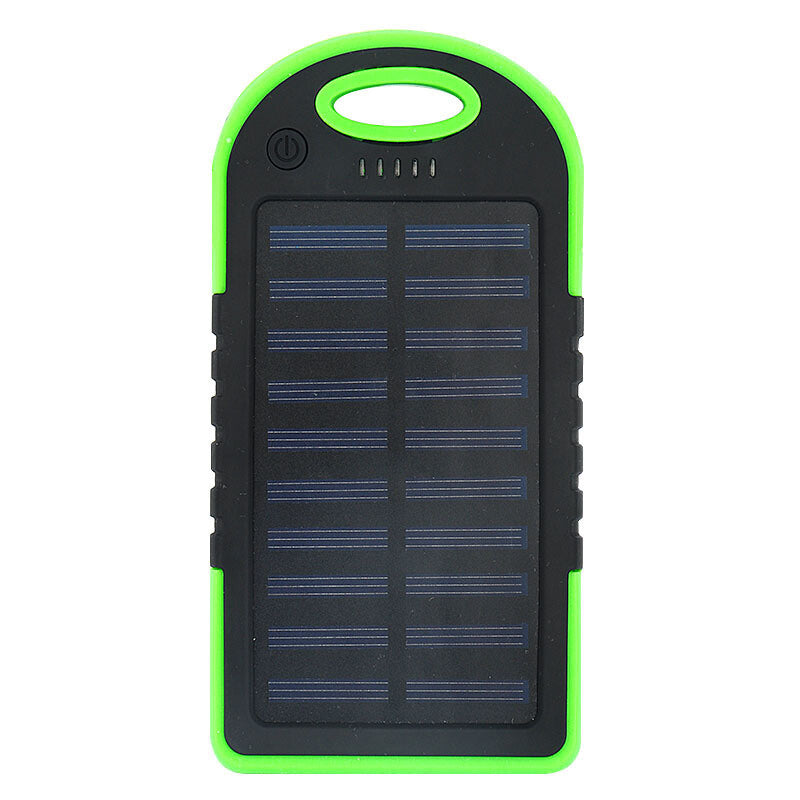 10000mAh Portable Fast Charging Power Bank USB Solar Charging with Flashlight For iPhone, Android