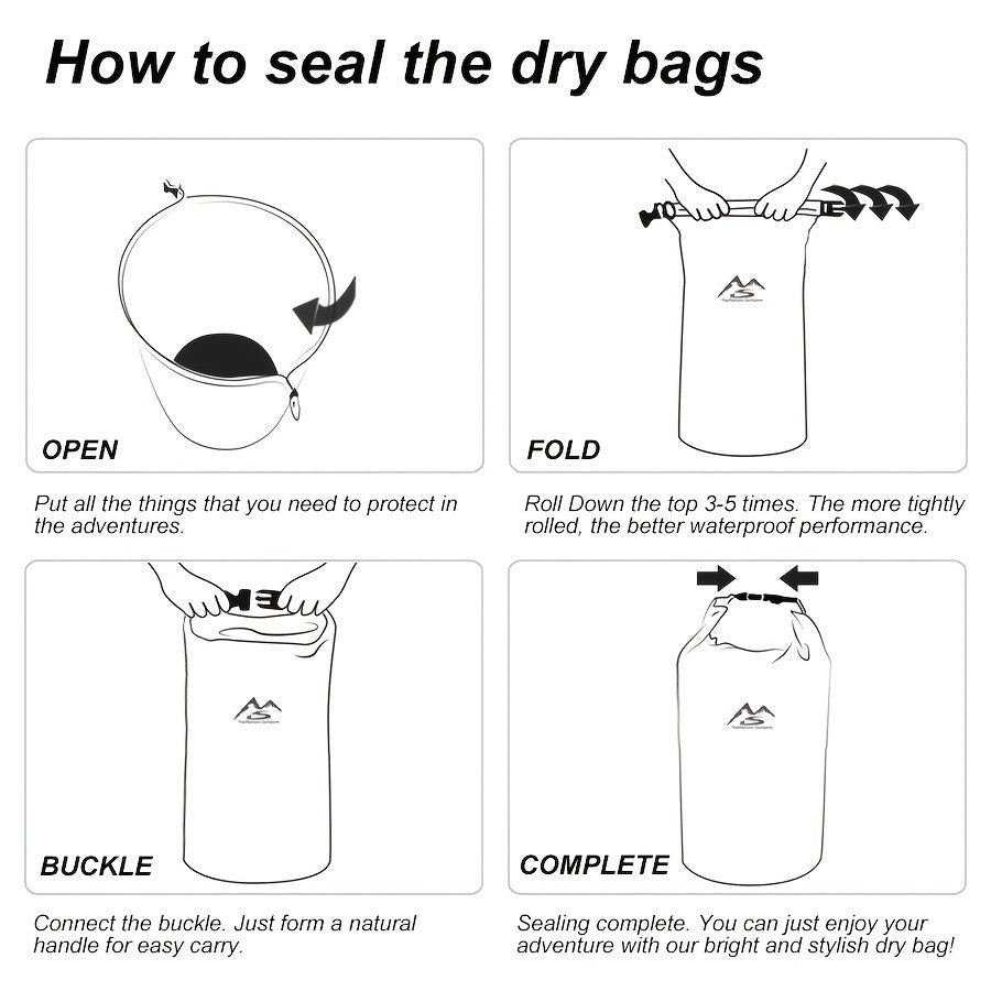 10L/20L/40L Waterproof, Lightweight Dry Storage Bag