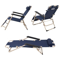 Thumbnail for Set of 2 Portable Chaise Lounge Chair 60