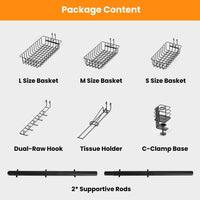 Thumbnail for Griddle Caddy With Paper Towel Holder, Hook Baskets, Accessories