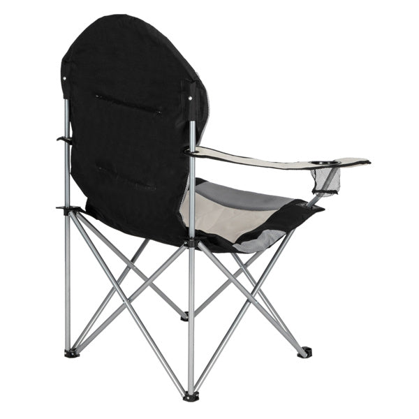 Medium Camping Chair - Black Gray