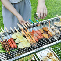 Thumbnail for Foldable Stainless Steel Charcoal Barbecue Grill