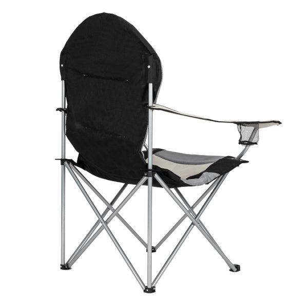 Medium Camping Chair - Black Gray