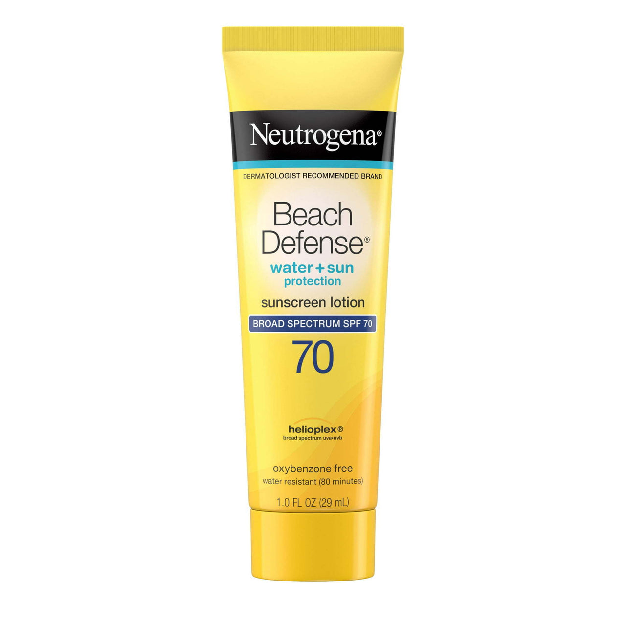 Neutrogena Beach Defense Body Sunscreen Lotion SPF 70, 1 oz