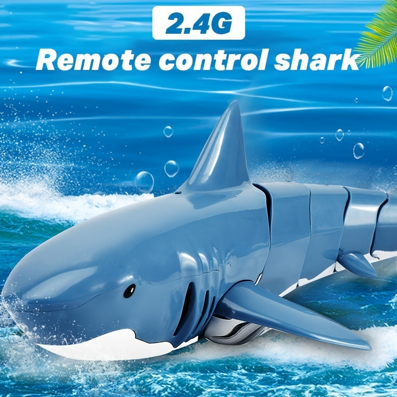 2.4G Rechargeable RC Boat Shark Toys For 4-14 Years Old