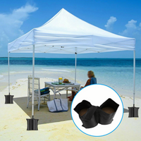 Thumbnail for 4pcs Waterproof Weights Sand Bag, Leg Weights For  Sun Shelter, Canopy, Tent.