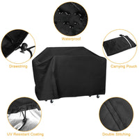 Thumbnail for 57-inch BBQ Grill Cover Weather Resistant Outdoor Barbeque Grill Covers UV Resistant