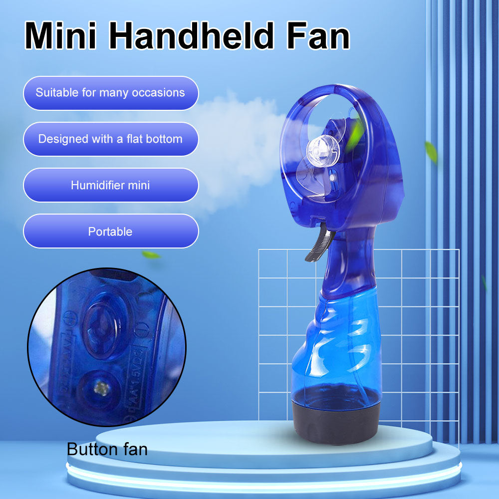 Mini Handheld Spray Fan Portable Water Spray Mist Fan